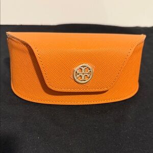 Tory Burch Vibrant Orange Eyewear Case